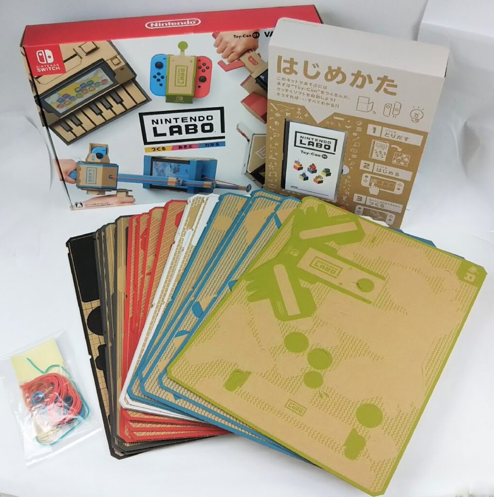 Nintendo LABO バラエティキット 任天堂 Switch コントローラー Toy-Con01 釣り バイク ピアノ他 ニンテンドーラボ 現状品