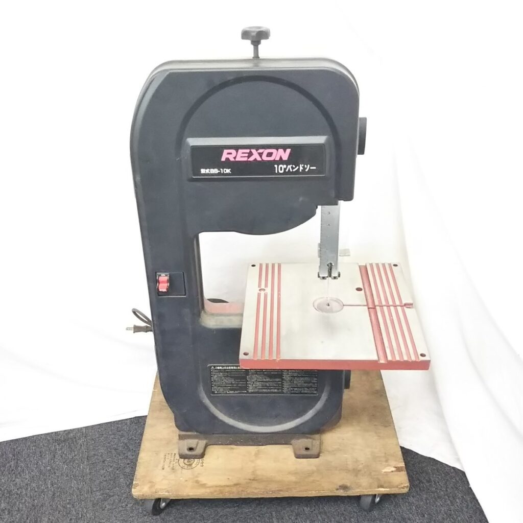 動作OK!! REXON レクソン BS-10K 電動バンドソー 切断機 現状品
