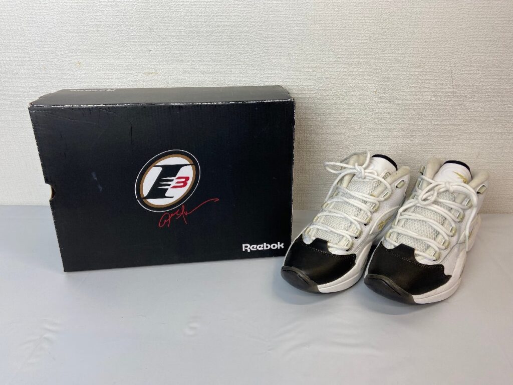 Reebok CLASSIC スニーカー QUESTION MID クエスチョンミッド GK069 26.0cm ホワイト×ブラック EF7599