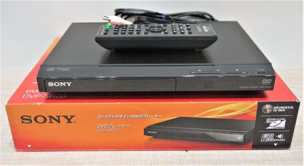 2020年製 SONY ソニー CD/DVD ディスクプレーヤー スリム コンパクト リモコン付き