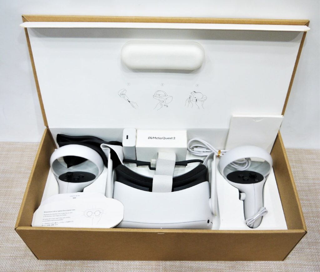 Oculus Quest 2(Meta Quest 2) メタクエスト2 VRゴーグル ヘッドマウントディスプレイ 箱付
