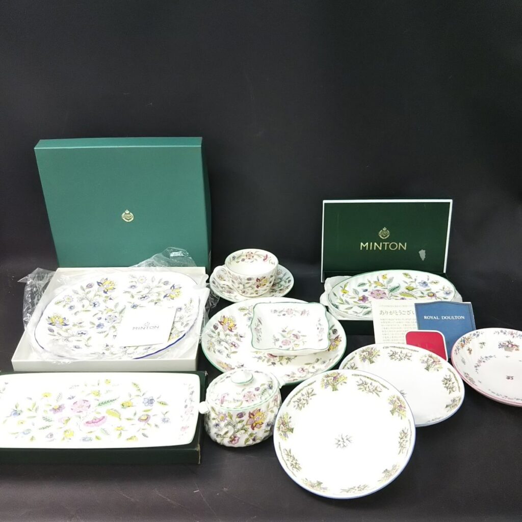 大量 未使用含む MINTON ミントン 洋食器いろいろまとめて プレート/カップ&ソーサー など 現状品