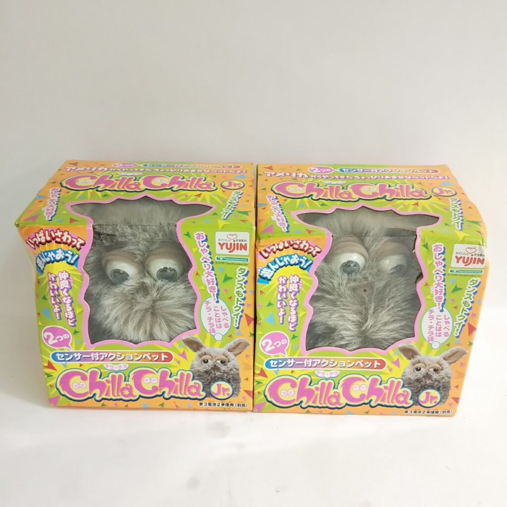 未開封 センサー付きアクションペット Chilla Chilla Jr チラチラ2点セット ファービー風バーチャル玩具 現状品
