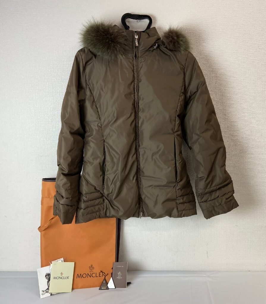 MONCLER モンクレール ダウンジャケット コート レディース サイズ0 フード・ファー着脱可能