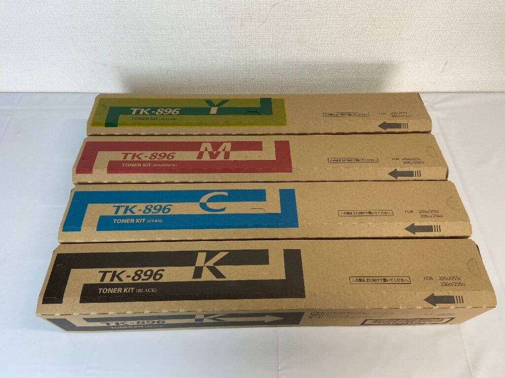 KYOCERA 京セラ トナーキット 4本セット TK-896K TK-896C TK-896M TK-896Y ブラック シアン マゼンタ イエロー