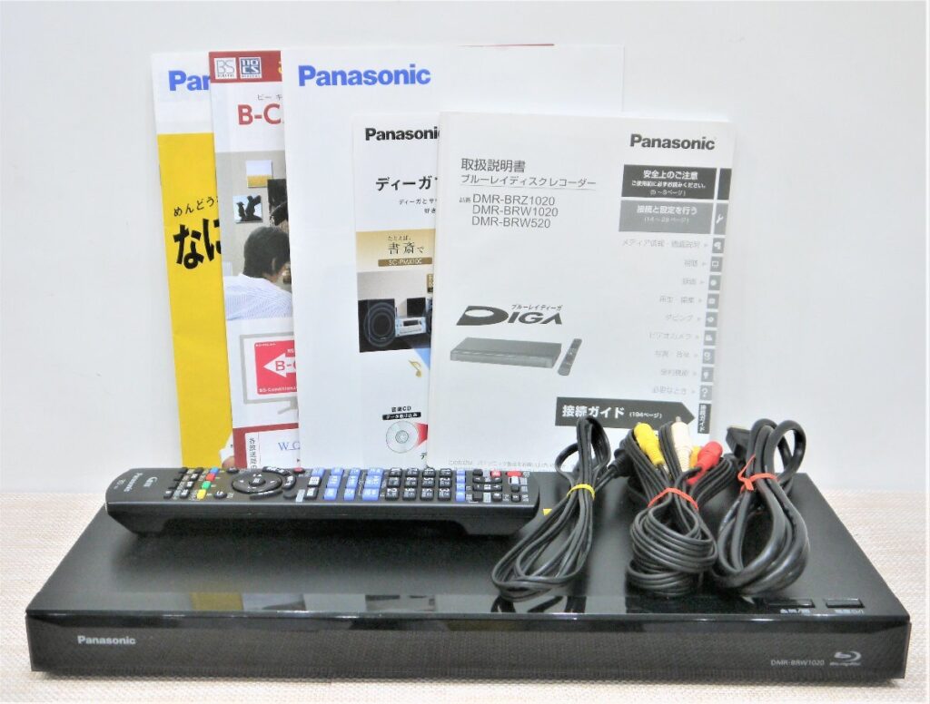 Panasonic パナソニック DMR-BRW1020 2017年製 1TB ディーガ DIGA　ブルーレイレコーダー 動作確認済