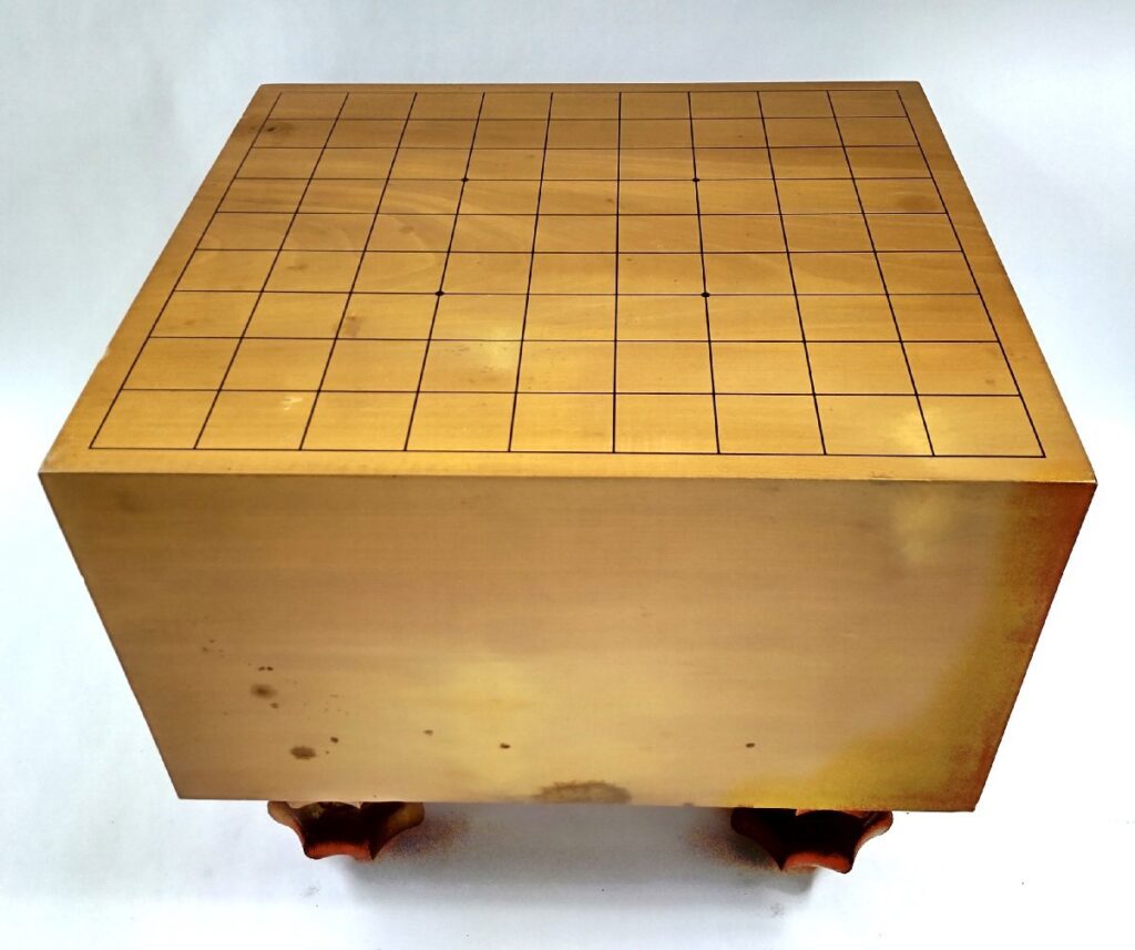将棋盤 へそあり 桂の木 現状品