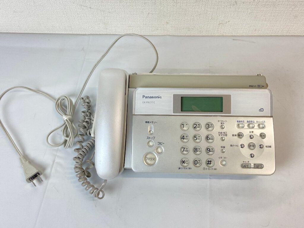 Panasonic パナソニック パーソナルファクス KX-PW211DL 子機無し 電話機 FAX