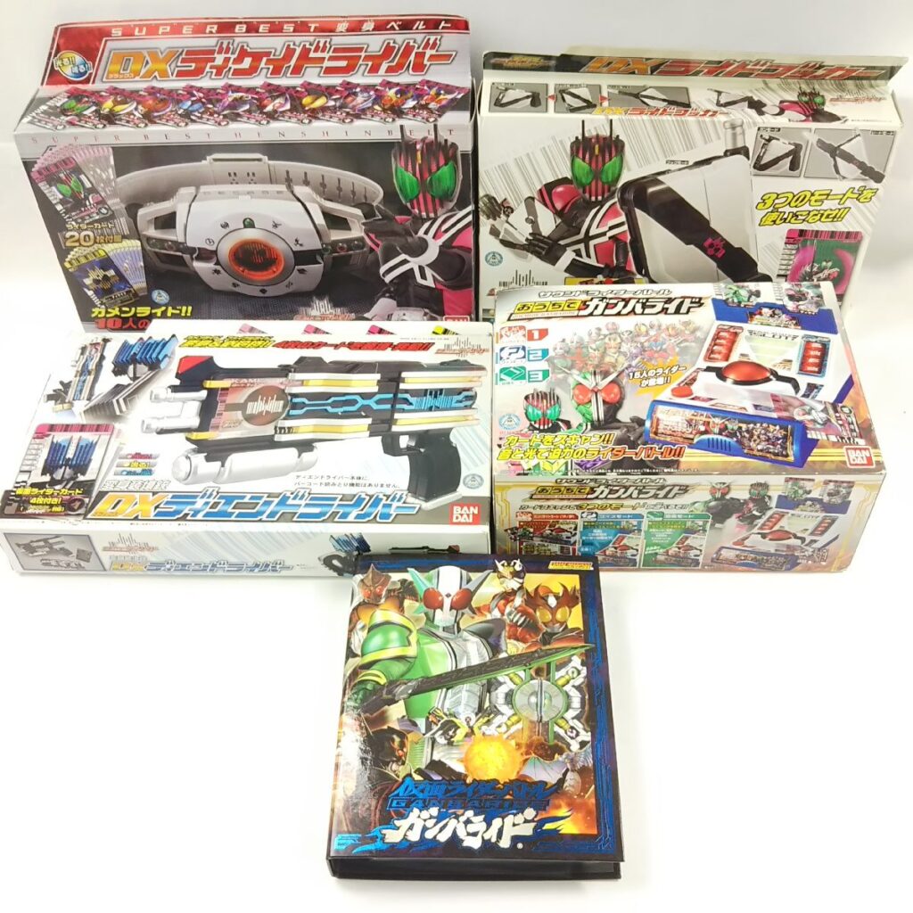 大量 仮面ライダー ディケイド 変身ベルト/ガンバライド いろいろまとめて 動作未確認 現状品