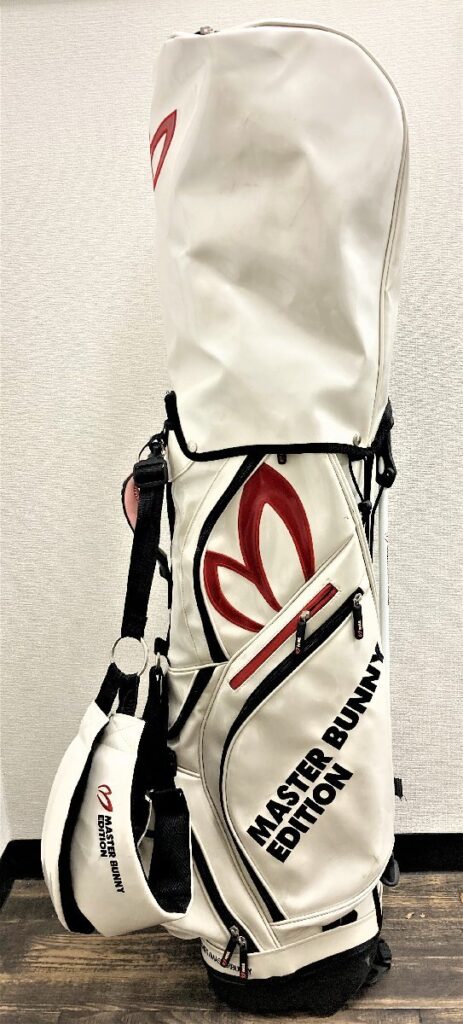 MASTER BUNNY EDITION マスターバニー ゴルフバッグ エナメル ホワイト スタンドバッグ