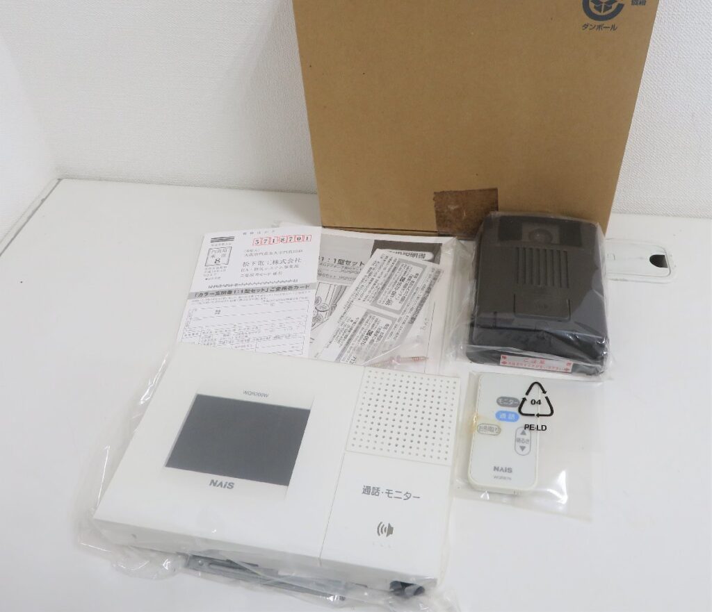 松下電工 National WQR 2009W　カラーインターフォン インターホン