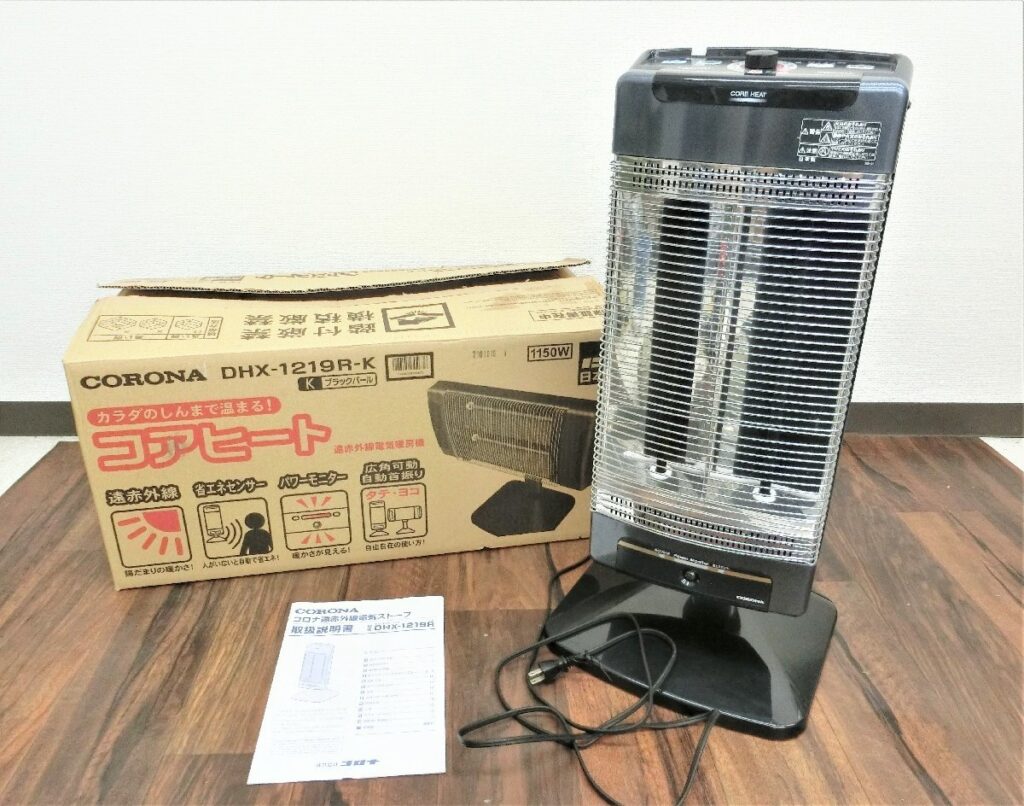 CORONA コロナ コアヒート 遠赤外線ストーブ DHX-1219R 2019年製