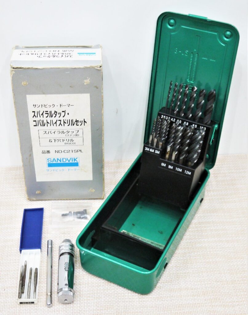 サンドビック・ドーマー　スパイラルタップ・ドリルセット　ND-21SPL　SANDVIK