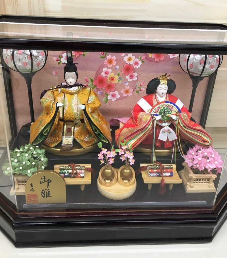 ひな人形　親王ケース飾り 吉徳　雛人形