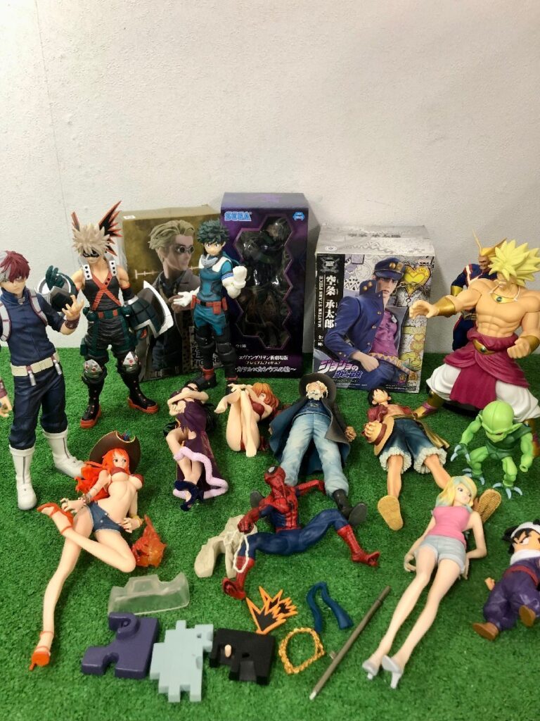 ワンピース ドラゴンボール 僕のヒーローアカデミア ルパン 呪術廻戦 JOJO エヴァンゲリオン フィギュア 大量 まとめ
