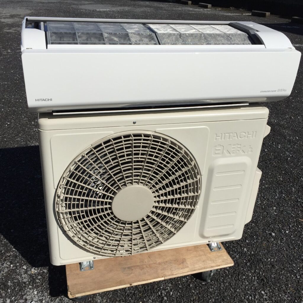 HITACHI 日立 ルームエアコン 白くまくん RAS-KW36J 室内機+RAC-KW36J 室外機 セット　主に12畳 暖房 冷房 セパレート