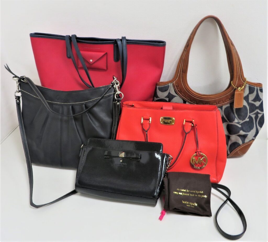 レディースバッグ　5点まとめ売り　コーチ　マークバイマークジェイコブス　マイケルコース　ケイトスペード