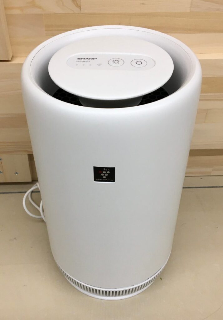 SHARP シャープ 空気清浄機 FU-NC01-W プラズマクラスター7000 空気清浄6畳まで 21年製