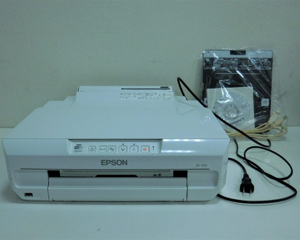 EPSON エプソン EP-306 インクジェットプリンター ホワイト