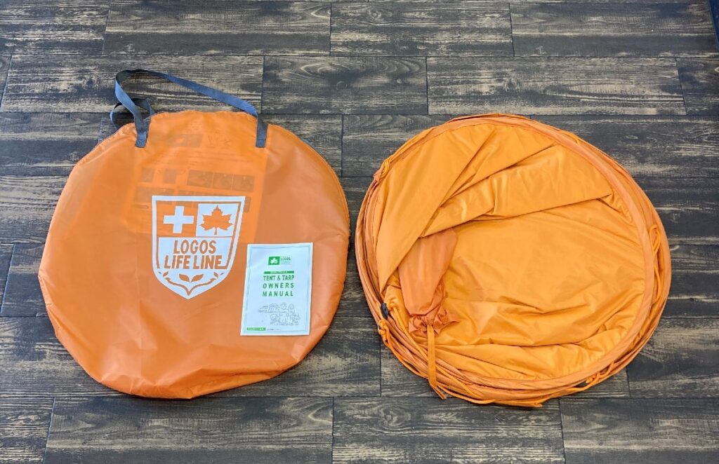 LOGOS プライベートミニッツテント アウトドア キャンプ 折りたたみ コンパクト 災害 緊急時用