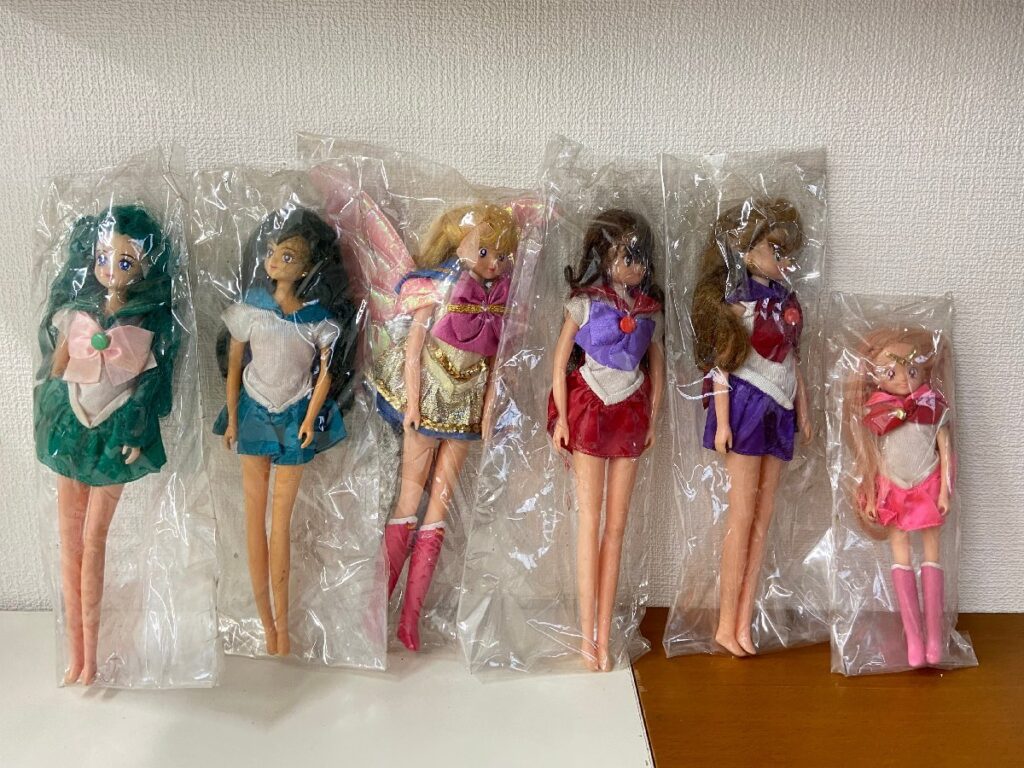 当時物 美少女戦士セーラームーン フィギュア 6体まとめ売り 人形 ドール 保管品