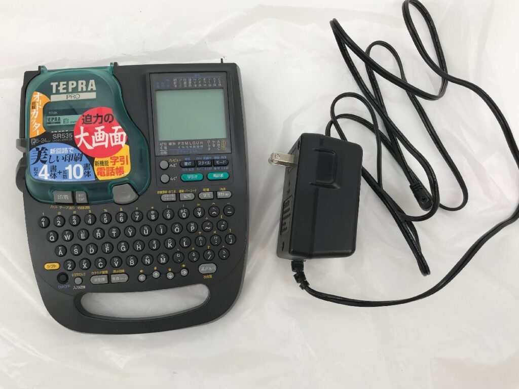 KING JIM キングジム ラベルライター TEPRA PRO テプラ プロ SR535 箱、説明書あり