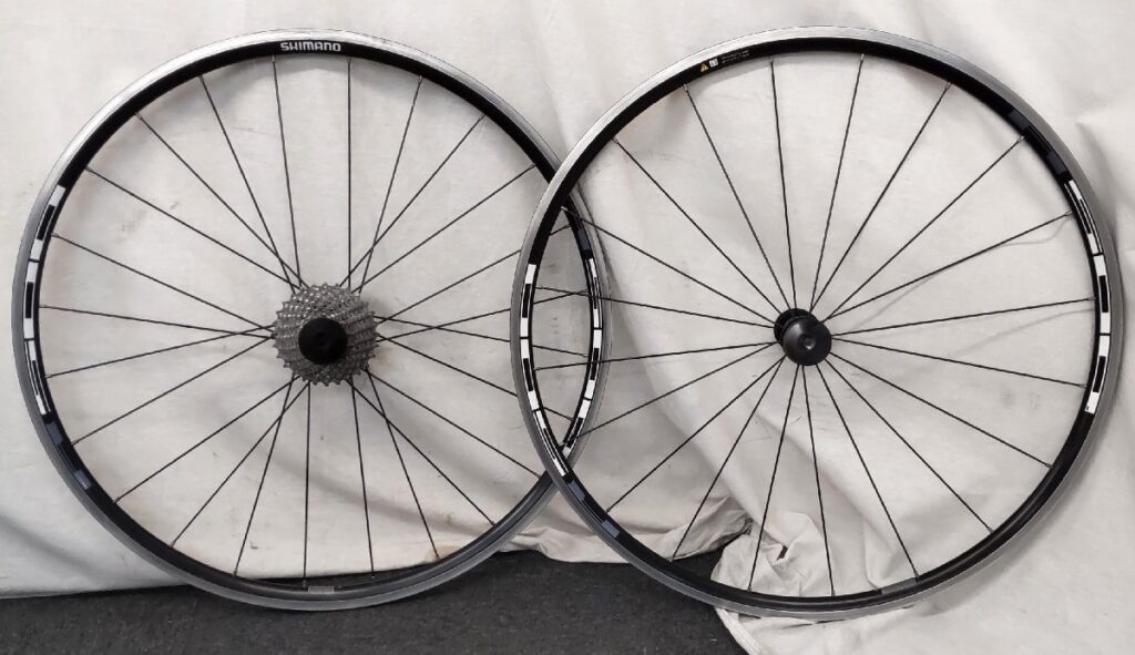 SHIMANO シマノ ホイール 前後セット 18-622 622×15-18C/15C 自転車 バイク サイクリング 現状品