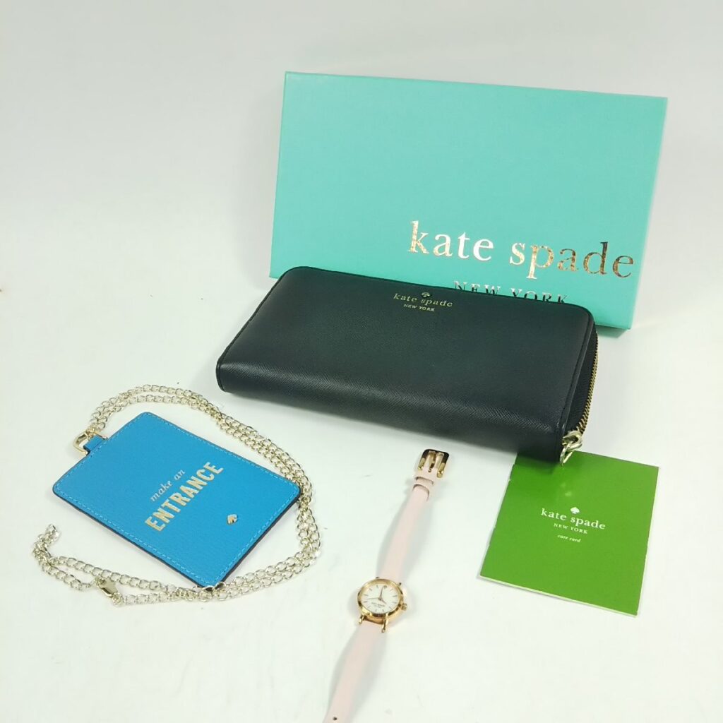 Kate spade ケイトスペード 財布/腕時計/定期入れ ３点まとめて 現状品