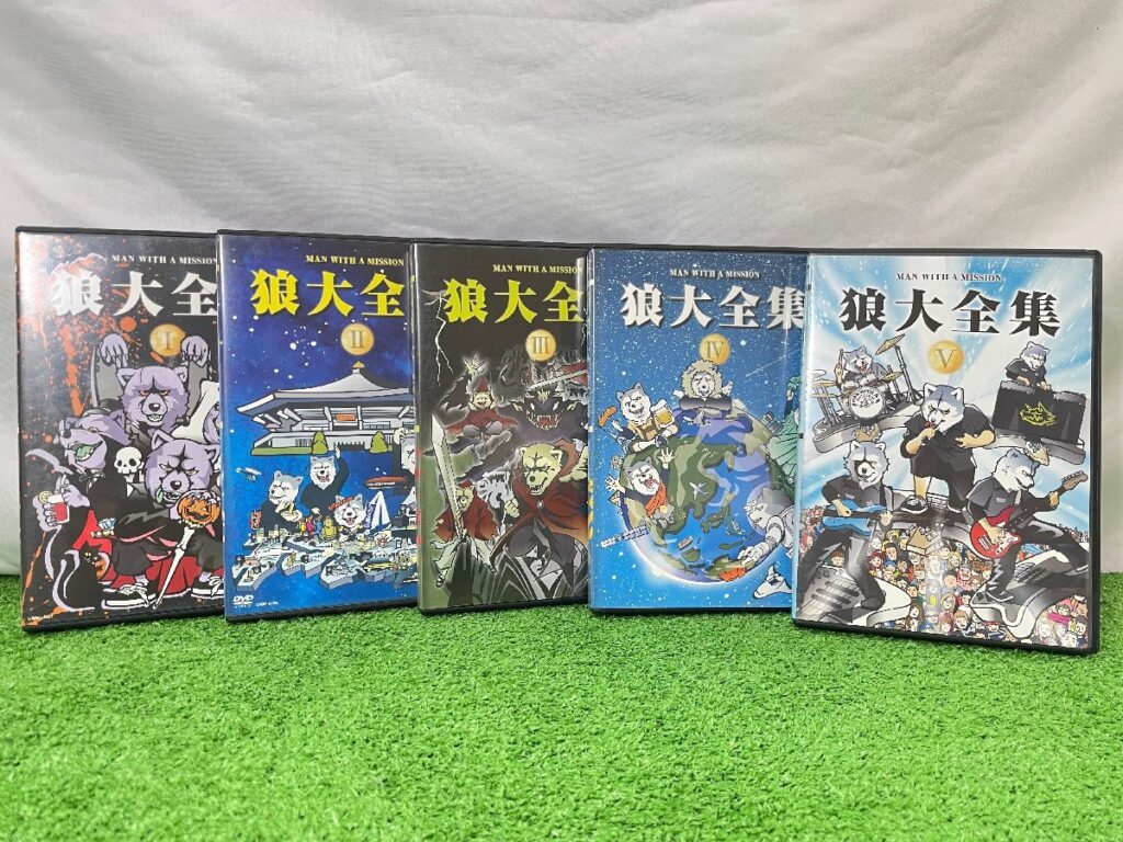 DVD MAN WITH A MISSION 狼大全集 初回限定盤 全5枚セット マンウィズアミッション ポスター付き 甲子園