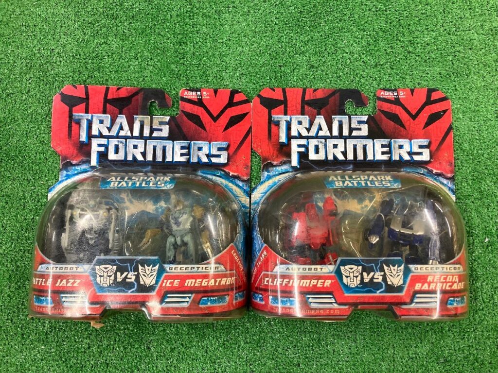 TRANSFORMERS フィギュア 海外製 バトルジャズ アイスメガトロン リーコン クリフジャンパー 2個セット まとめ セット