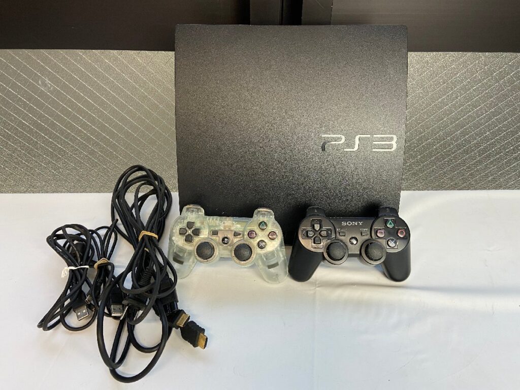 SONY ソニー PlayStation3 プレイステーション3 CECH-2100A 本体＋コントローラー2台＋コード ブラック PS3 プレステ3