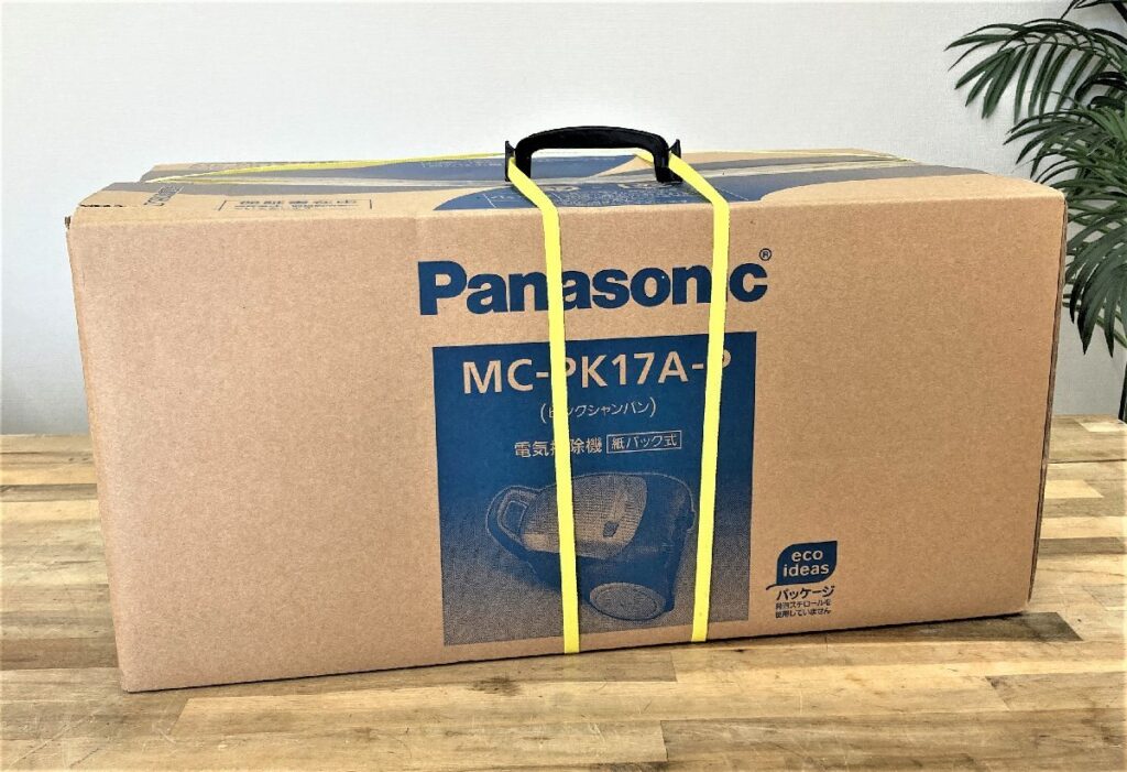 Panasonic パナソニック 電気掃除機 家庭用 紙パック式 ピンクシャンパン MC-PK17A-P 2016年製