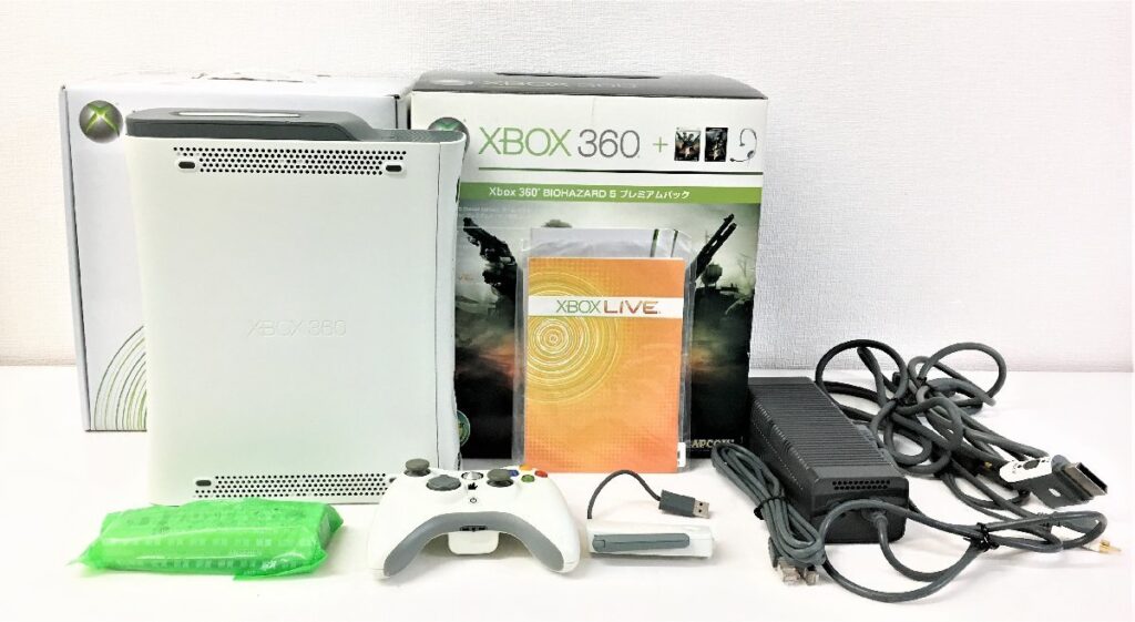 Xbox 360 バイオハザード5 プレミアムパック 60GB 初期化・通電動作確認済み