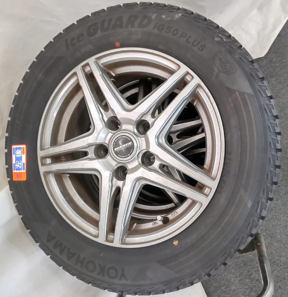 YOKOHAMA iceGUARD iG50 PLUS 195/65 R15 4本 スタッドレスタイヤ 詳細不明 現状品