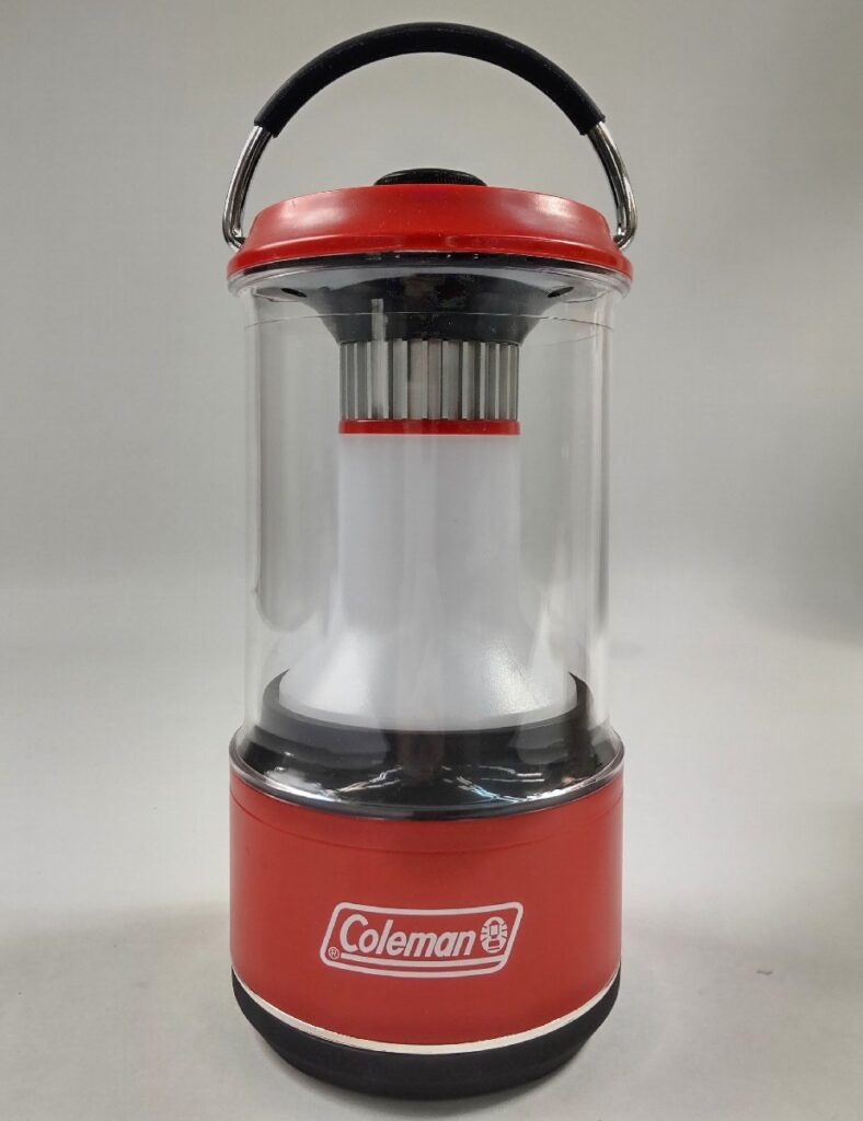 コールマン LEDランタン/600 レッド coleman 赤 キャンプ 非常用 現状品