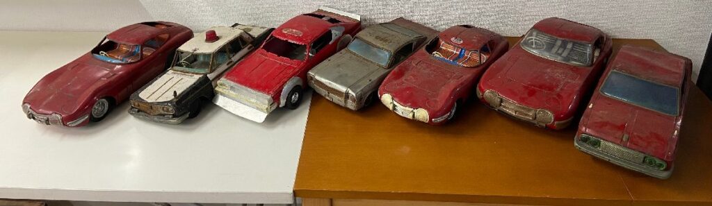 当時物 ブリキ 車 おもちゃ 7台まとめ売り 昭和レトロ ビンテージ 自動車