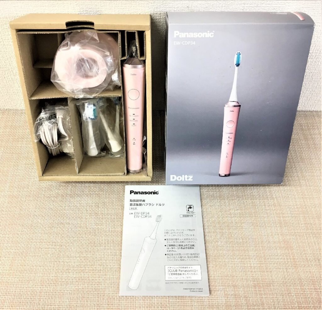 Panasonic パナソニック 音波振動ハブラシ Doltz ドルツ EW-CDP34-P ピンク
