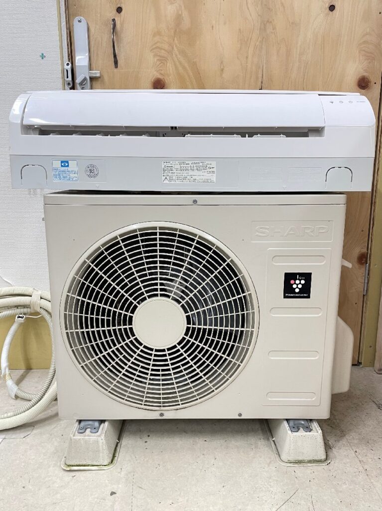 SHARP ルームエアコン 2019年製 AY-H22DG セパレート型室外ユニット AU-H22DGY エアコン 100Ⅴ 日本製 6畳