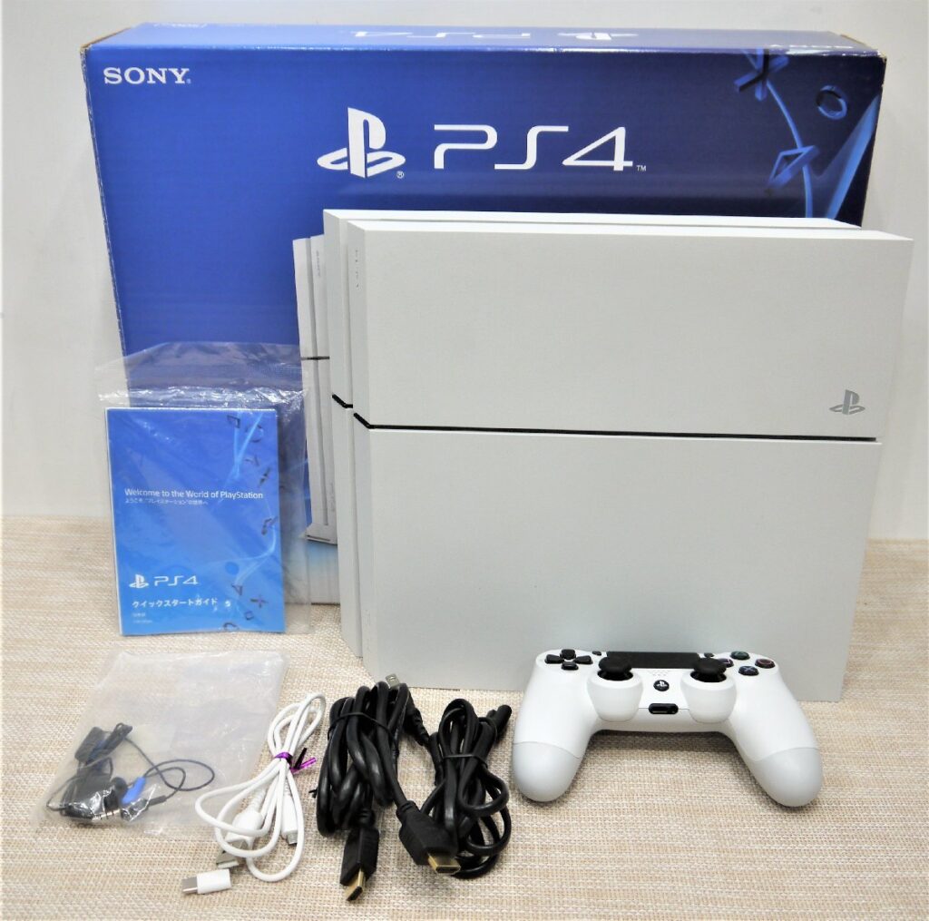 PS4 本体 セット 500GB ホワイト SONY PlayStation4 CUH-1200A 動作確認済