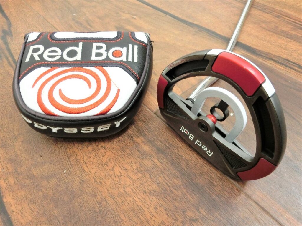 ODYSSEY オデッセイ RED BALL レッドボール パター ヘッドカバー付き