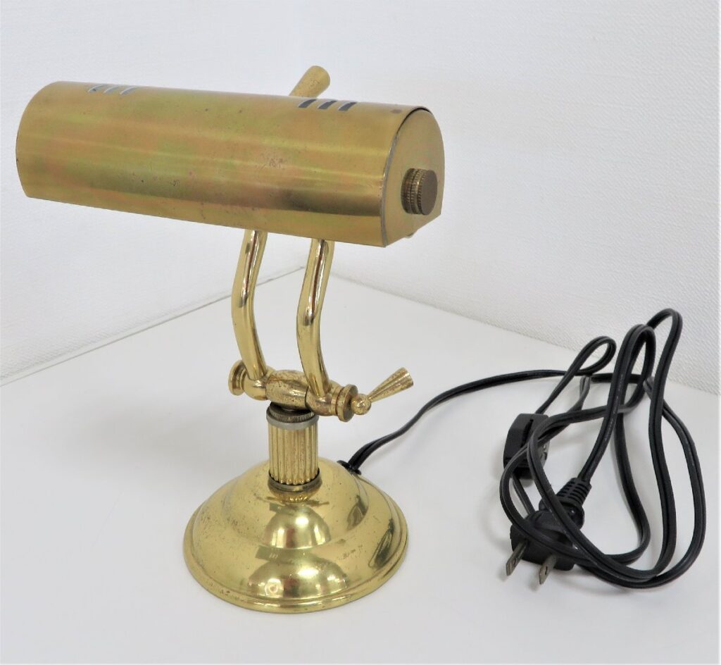 アンティーク調　ピアノライト　デスクライト　角度調整可能　点灯確認済