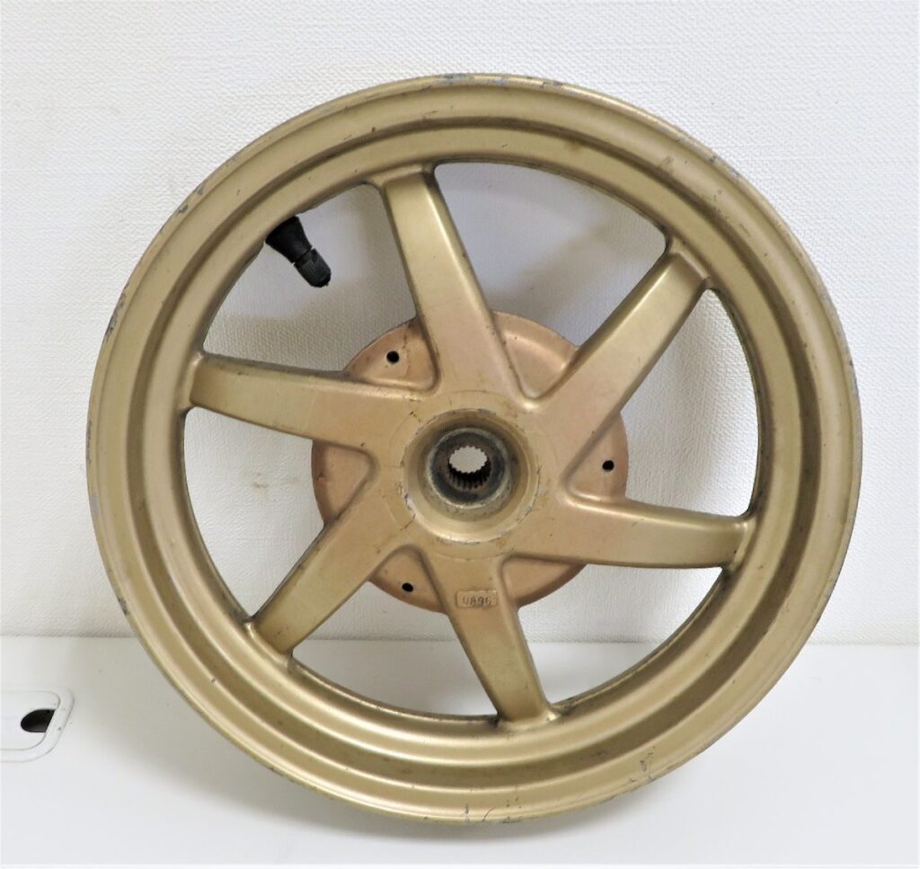 HONDA ホンダ ディオ Dio 純正 フロントホイール J10×2.15 H&YTEC ゴールドカラー