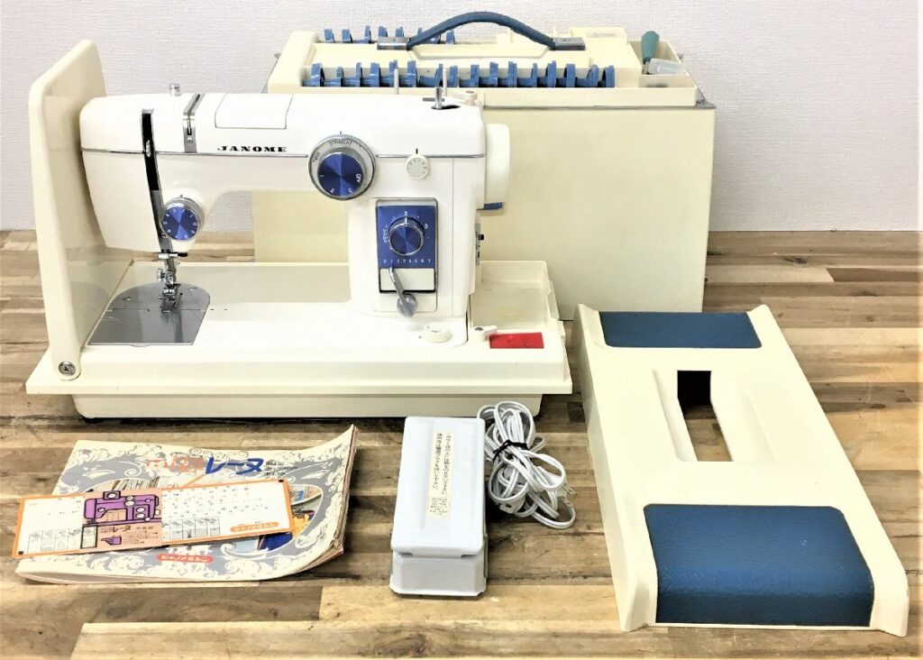 JANOME ジャノメ ミシン MODEL804 ハンドクラフト 手工芸 ジャノメミシン 蛇の目 フットペダル付き電動ミシン