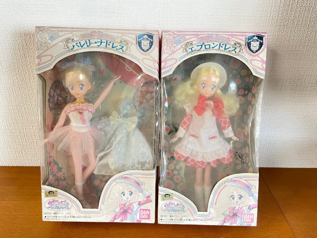 BANDAI 明日のナージャ ナージャギャラリー バレリーナドレス＋エプロンドレス 2種 セット フィギュア ナージャ