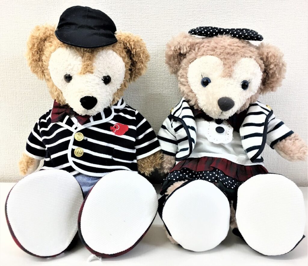 Disney Duffy ダッフィー・ShellieMay シェリーメイ ペアぬいぐるみ