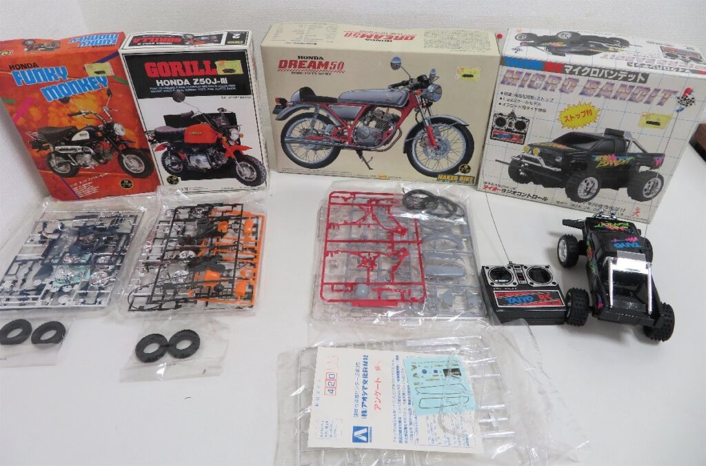 プラモデル まとめ売り HONDA GORILLA FUNKY MONKEY DREAM50 TAIYO RCマイクロバンデット