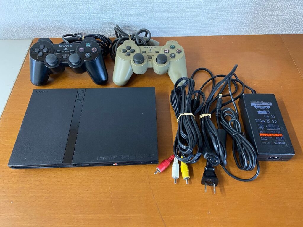 SONY ソニー PlayStation2 プレイステーション2 SCPH-70000 本体 コントローラー ソフト18本付き