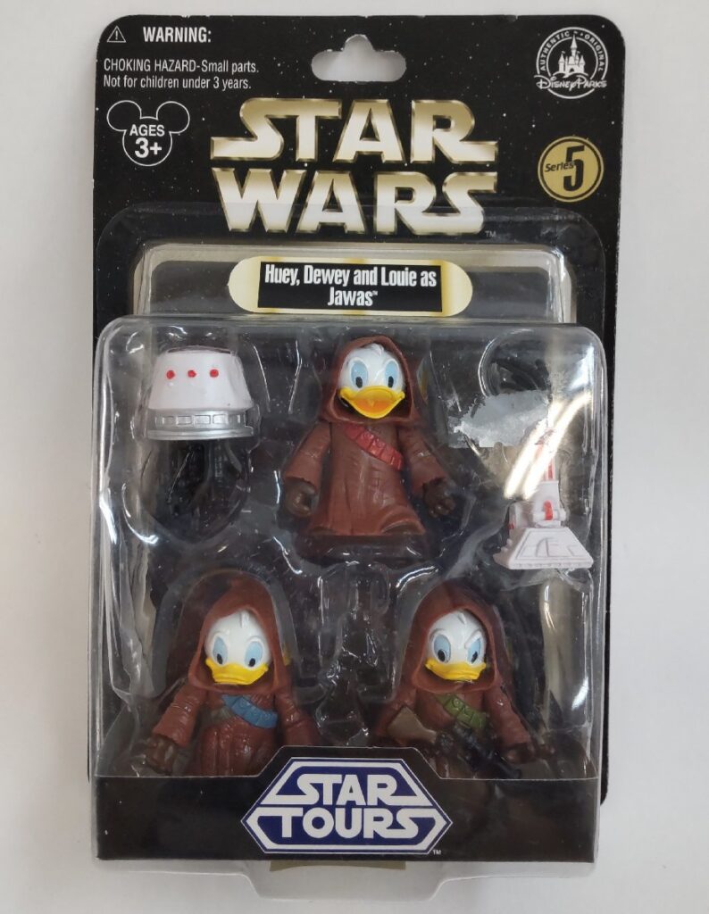 未開封 STAR WARS スターウォーズ Jawas ヒューイ・デューイ・ルーイ フィギュア ジャワ ディズニー スターツアーズ