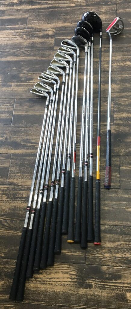 TaylorMade テーラーメイド ゴルフセット ゴルフ ゴルフクラブ キャディーバック ゴルフバッグ付き まとめ売り