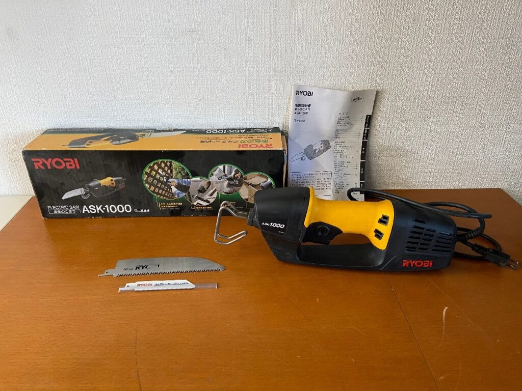 RYOBI リョービ 電気のこぎり ASK-1000 工具 DIY用品 電動工具 切断機 木工用 ジグソー 電気のこぎり